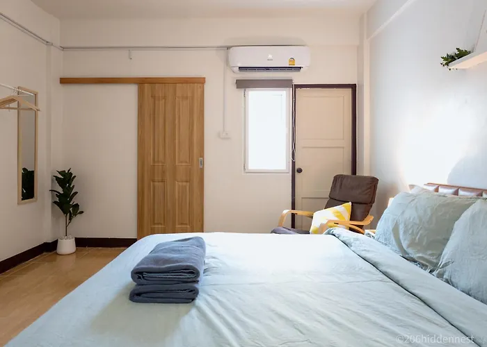 206hiddennest, Local With Street Food Only 15 Min Walk To Skytrain * Bangkok